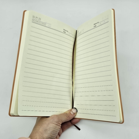 Tree of Life Faux Leather Journal Bamboo Pen Inspirational Bookmark Set Tan - Picture 6 of 12